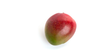 Close Up Of Mango White Background	
