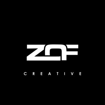 ZOF Letter Initial Logo Design Template Vector Illustration