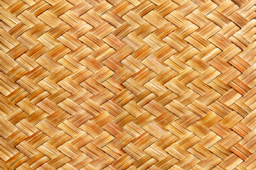 texture background of bamboo basketry,bamboo weave pattern,woven pattern of bamboo