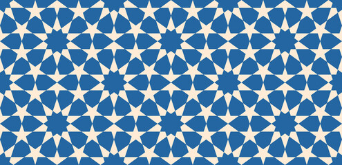 Fototapeta premium Geometric Islamic Seamless Pattern