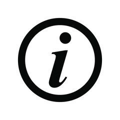 information icon - info symbol . hint information . vector illustration on blank background. eps 10