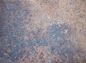 Rusted sheet of metal and grunge texture