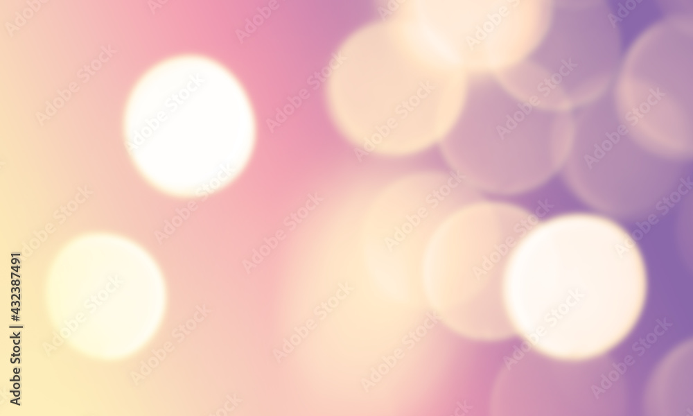 Poster abstract blurry background with bokeh