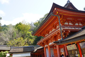 Nanmon (South Gate) at Kasugataisha Shrine in Nara prefecture, Japan - 日本 奈良 春日大社 参道 南門
