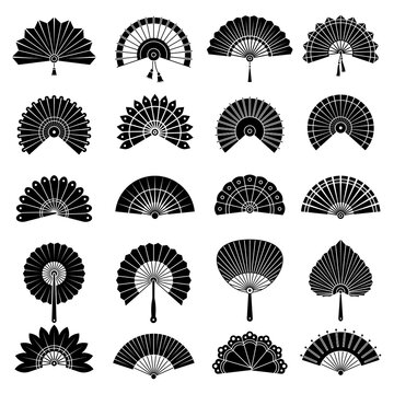 Chinese hand fans set
