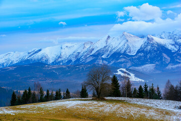 Tatra Mountains winter landscape lovely
