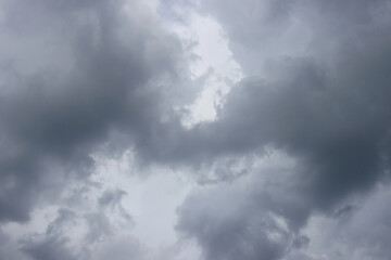 Cloudy sky before rain.