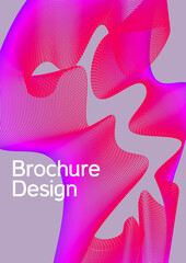 Artistic cover design. Modern design template. Creative background from abstract lines