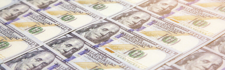 A lot of Money background. Dollars currency notes. Inflation rate. Economic crisis. Сurrency...