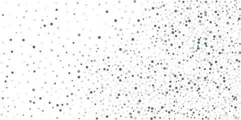 Silver shine of confetti on a white background.  Luxury festive background. Decorative element. Element of design. Vector illustration, EPS 10.