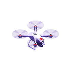 Isometric Quadcopter Icon