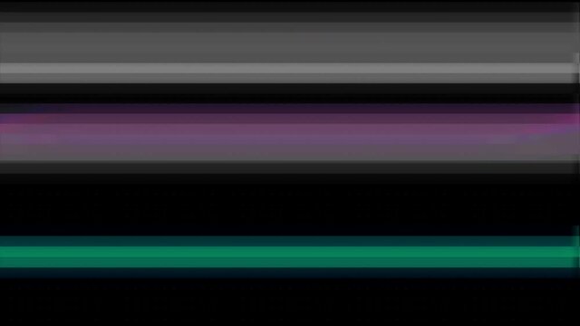 4K Glitch noise background static television VFX. Digital pixel noise glitch art effect, flashing glitch, visual video effects stripes color background, noise transition color effect for video editing