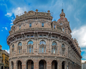 Building of Genoa Stock Exchange, Genoa, Italy - 432399628