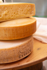 Casat del Baldo is the name of a traditional seasoned cheese from Garda lake in the Trentino area in Italy