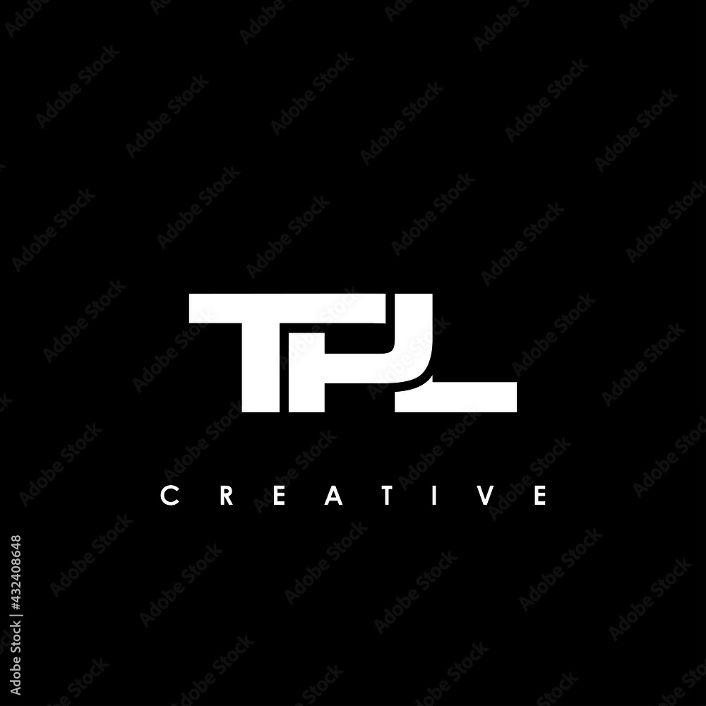 Wall mural tpl letter initial logo design template vector illustration