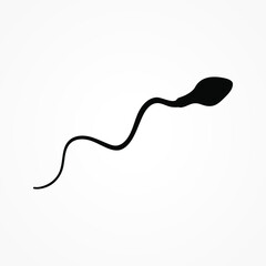 Sperm icon. Sperm cell sign. vector illustration