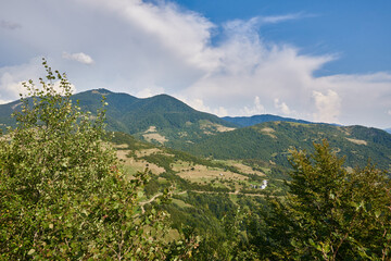 Fototapeta premium Mountain landscape. Carpathians