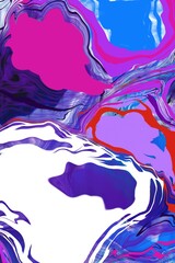 Abstract swirls of liquid moving paints ink and colors flowing in beautiful movement designs and patters of unique and one of a kind background for poster flyer, and other decorative design