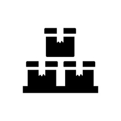 Logistics box icon