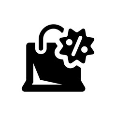 Shopping promotion icon