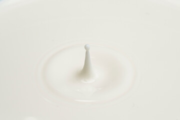 Close up splash milk 