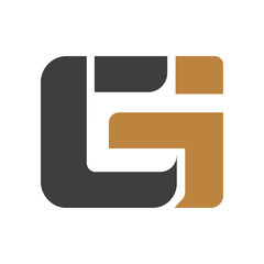 Initial lg letter logo vector template design. Linked letter gl logo design. Simple lg vector template. - obrazy, fototapety, plakaty