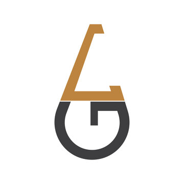 Initial LG Letter Logo Design Vector Template