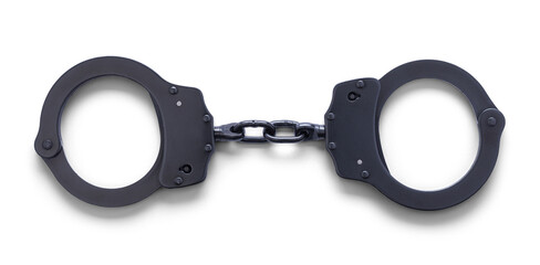Black Metal Handcuffs