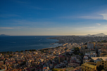 Fototapeta na wymiar Panorama Napoli Naples Landscape
