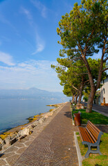 Torri del Benaco, Lago di Garda, Seepromenade