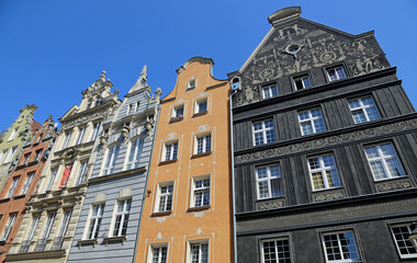 17th century tenement in Gdansk, Poland