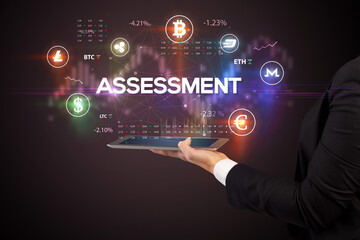 Close-up of a touchscreen with inscription