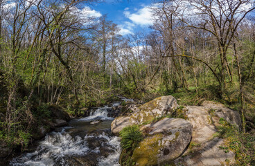 Allassac (Corrèze, France) - Vue panoramique du val de clan
