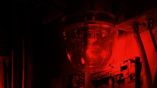 Red Alert Military Light Looped Shot