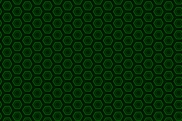  Seamless Hexagon-style pattern with grass green color.