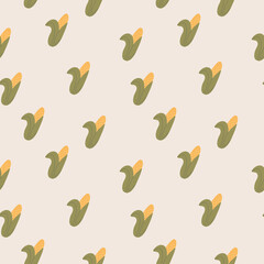 seamless background with leaves