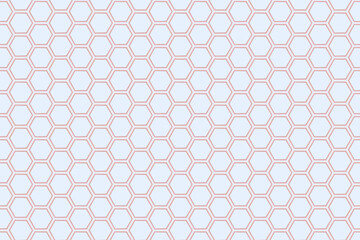 seamless pattern with hexagon. hexagons geometric seamless pattern. Hexagonal cell texture.  Honeycomb pattern on anoff-white background. Graphic style for wallpaper, wrapping, fabric, apparel, print.