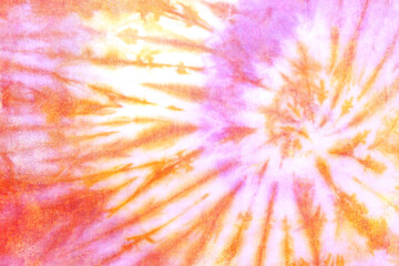 orange pink white spiral tie dye, sunburst, sunset sunrise colors