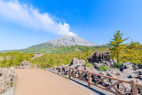 桜島　有村溶岩展望所　鹿児島県鹿児島市　Sakurajima Arimura Lava Observatory Kagoshima-ken Kagoshima city