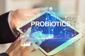 Electronic medical record, tech concept