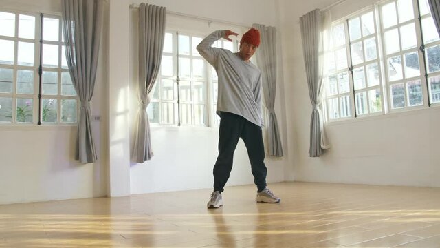 Funny Asian Man Dancing
