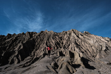 Women Stand on hillside 