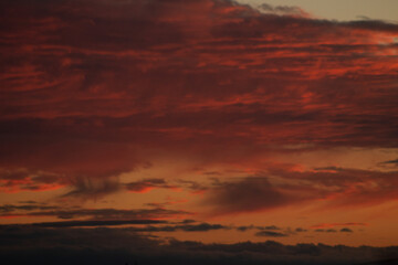 atardecer de otoño 