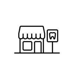 Dental Dentist clinic icon