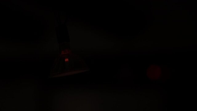 Turning ceiling light off. Light bulbs
