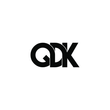 qdk letter original monogram logo design
