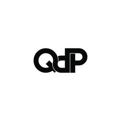 qdp letter original monogram logo design