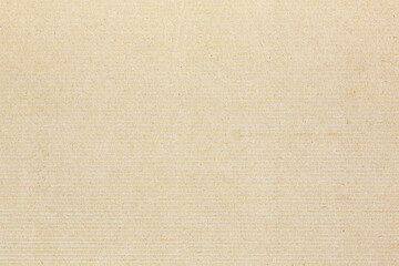 Plakat brown corrugated recycled cardboard. striped background pattern.
