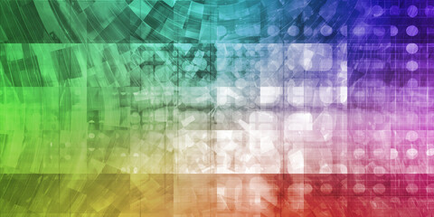 Obraz premium Network Cloud Computing