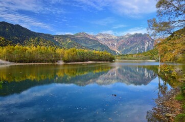 信州 上高地　秋景色